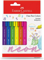 faber-castell-fine-pen-colors-6-cores-neon-modelofpbes6nezf - Imagem