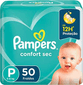 fralda-pampers-confort-sec-p-50-unidades - Imagem