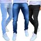 kit-3-calca-masculina-com-lycra-roupas-skinny-justa-premium - Imagem