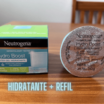 Neutrogena Hydro Boost Water Gel Kit com Hidratante Facial + Refil