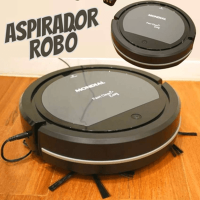 Robô Aspirador De Pó 30w Preto E Cinza Rb08 Mondial Bivolt 110v/220v