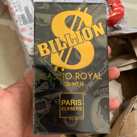 Perfume Importado Paris Elysees Eau De Toilette Masculino Billion Casino Royal 100ml