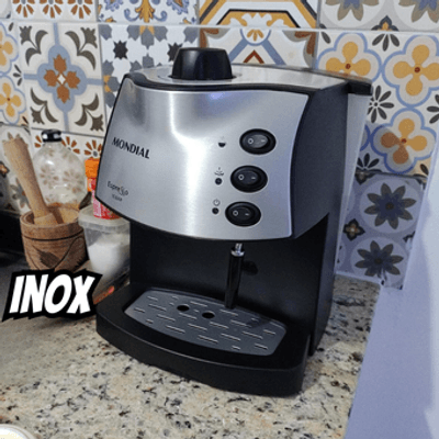 Máquina de Café Mondial, Espresso Coffee Cream Premium, 110V, Preto, 800W - C-08