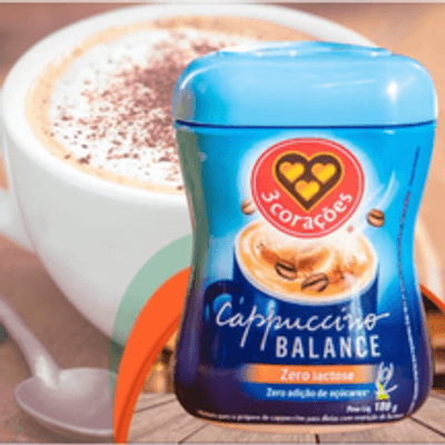 3 Corações Cappuccino Balance, 180g