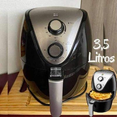 Fritadeira Sem Óleo Air Fryer 3,5L, Mondial, Preto/Inox, 1500W, 220V - AF-30 I