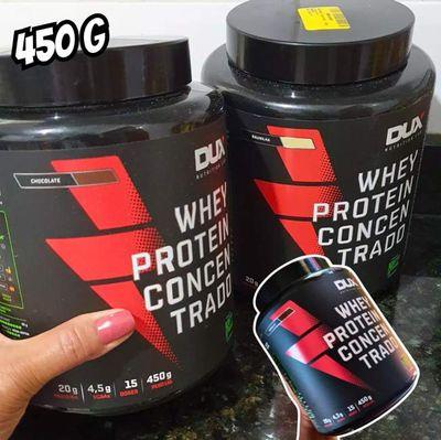 Whey Protein Concentrado - 450g Dux Nutrition Sabor Chocolate