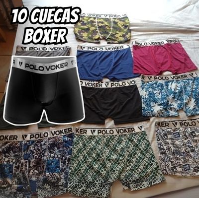 Kit Cuecas Box Boxer 10 Peças Original Atacado