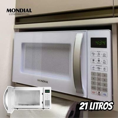 Micro-ondas Mondial 21l Branco Mo-01-21