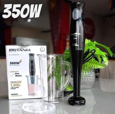 Mixer Britânia BMX350P com Copo Preto 350W