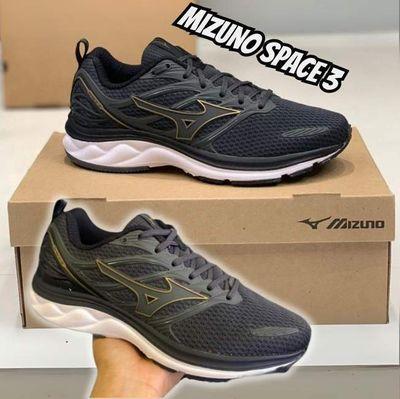 Tênis Mizuno Space 3 Masculino- Cinza