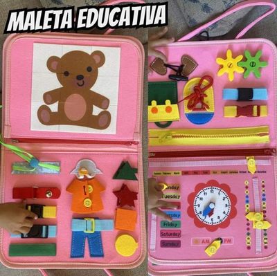 Brastoy Maleta Educativa Montessori Sensorial Brinquedo