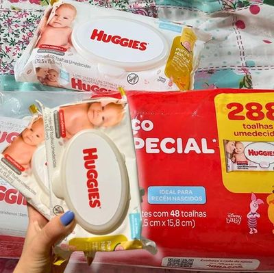 Huggies Lenço Umedecido Puro E Natural Leve 6 Pague 5 - 48 Unidades