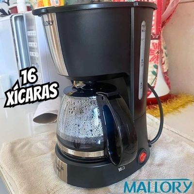 Cafeteira Mallory Aroma 16 Xícaras Preto - 127V