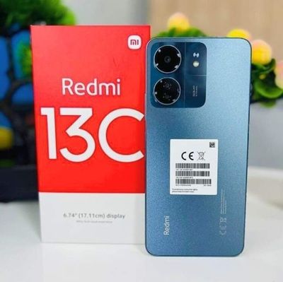 Smartphone Xiaomi Redmi 13c Dual Sim De 128gb/4gb Ram De 6.74 Tela- Azul Marinho Azul