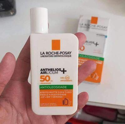 Protetor solar facial antioleosidade anthelios airlicium fps 50 sem cor 40ml La Roche-posay