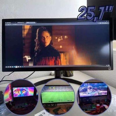 Monitor Gamer Lg Ultrawide 25,7'' Ips Full Hd 26wq500-b Preto, Bivolt