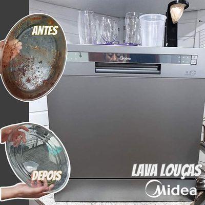 Lava Louças 8 Serviços Prata 220V Midea