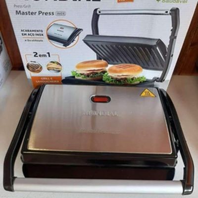 Press Grill Master Press, Mondial, Preto/inox, 1000w, 220v - Pg-01