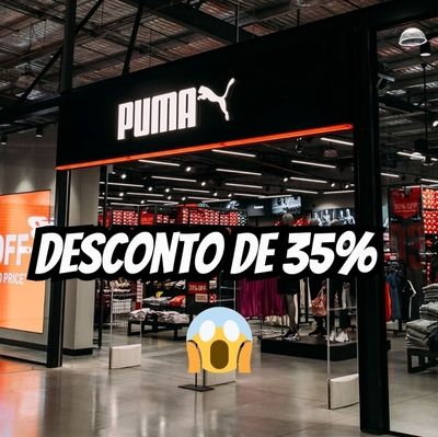 Desconto de 35% OFF em produtos Puma - Somente produtos do link.