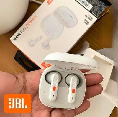 Jbl, Fone De Ouvido Sem Fio, Bluetooth, Wave Flex Tws - Branco