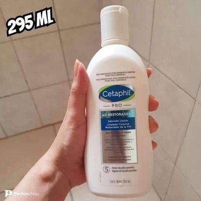 Cetaphil Pro AD Restoraderm sabonete líquido corpo e rosto sem fragrância 295mL