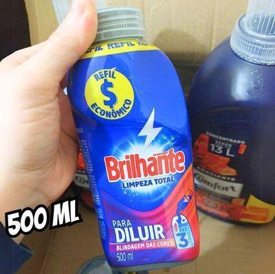 Brilhante Limpeza Total - Sabão Líquido Para Diluir, 500ml