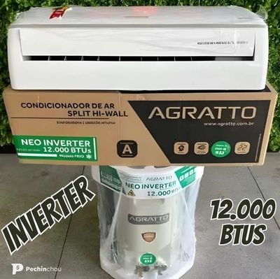 Ar Condicionado Split Hw Inverter Liv Top Agratto 12000 Btus Frio 220V Monofásico LCST12F- 02I