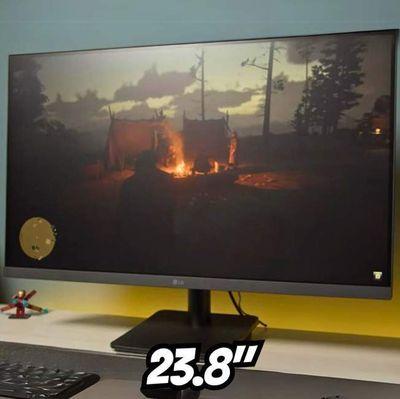 Monitor Gamer LG 23.8" IPS 75Hz Full HD VESA FreeSync - 24MP400-B