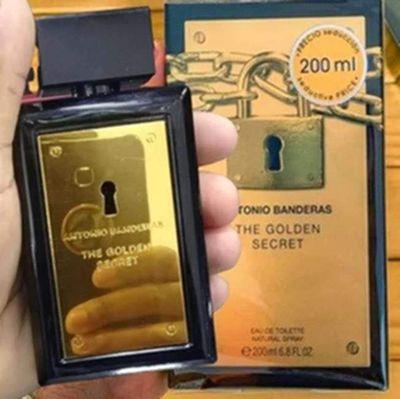 Perfume The Secret Gold Edt 200ml, Antonio Banderas