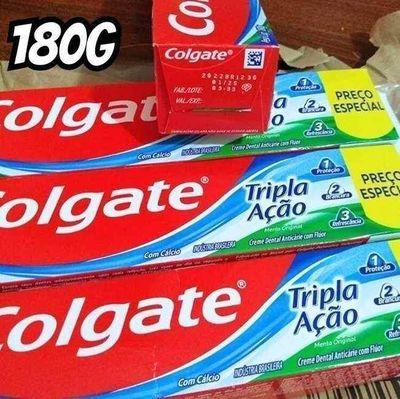Colgate Creme Dental Colgate Tripla Ação Menta Original 180g Promo Tamanho Família 180g
