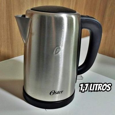 Chaleira Elétrica Oster Inox,1,7L, 220V, Inox, 1800W, OCEL550