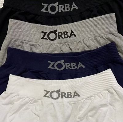 Kit Com 4 Cuecas Boxer Sem Costura Algodão Confortável Zorba