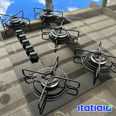 Cooktop 5 Bocas Itatiaia Essencial Preto Bivolt 127v/220v