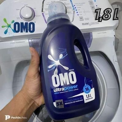 Lava-Roupas Líquido Omo Ultra Power 1,8l