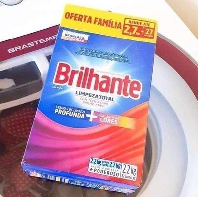 Brilhante Limpeza Total - Sabão em Pó, 2,2kg