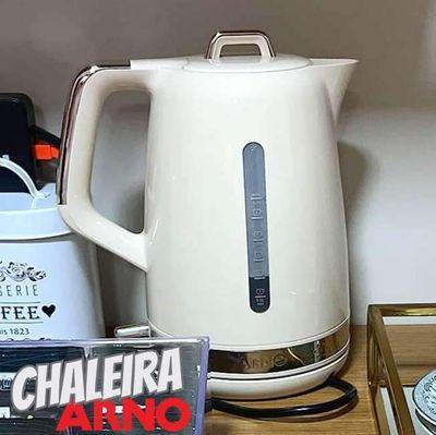 Chaleira Arno Soleil, com 1,7L de Capacidade e Base Giratória, Marfim, SKET, 220V