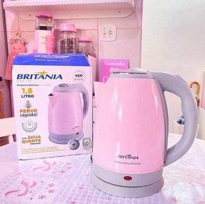 Chaleira Elétrica Britânia Bch03rs 1,8l Cor Rosa 220V