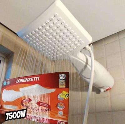 Lorenzetti Loren Shower Ultra Multitemperaturass, 7500W, 220V, Branco 47,3 x 18,9 x 12,6 cm