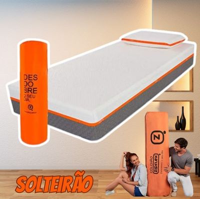 Colchão Solteirão Látex Premium Antialérgico Para Todos Biótipos Zipflex 97cm