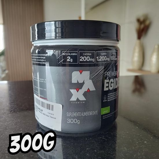 Max Titanium Egide Pre-Workout 300G (Limão)