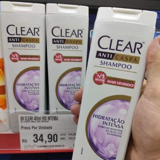 Clear AnticaspaHidratação Intensa Shampoo, 400 ml