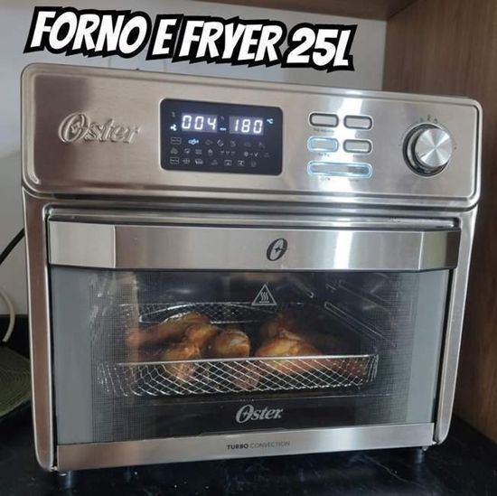 Oster, OFOR250, Forno e Fryer 25L Multifunções 10 em 1 – 127V