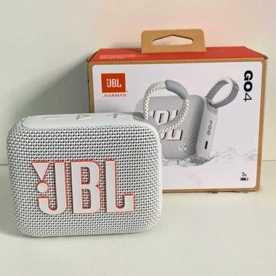 Caixa de Som Bluetooth Portátil Go 4 JBL - Branca