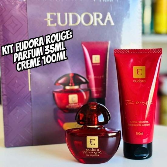 Kit Presente Eudora Perfume Rouge Eau De Parfum