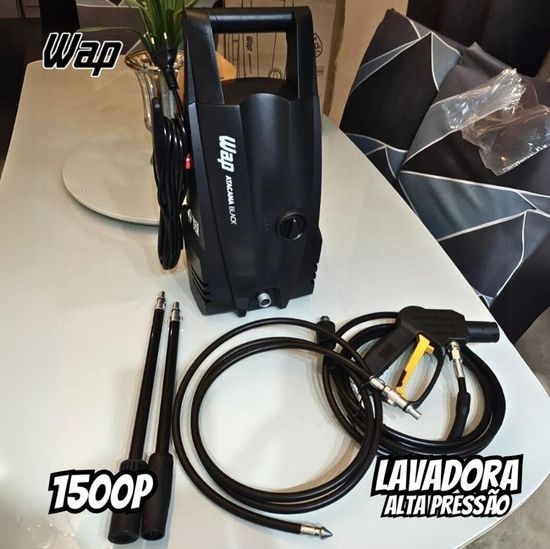 Lavadora Alta Pressão Wap 1500p Atacama Black+ Desentupidora