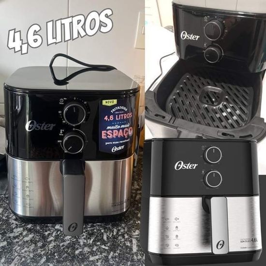 Fritadeira Sem Óleo Oster 127V - OFRT520, PRETO