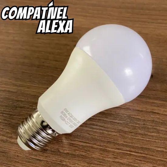 Lâmpada Inteligente Wi-Fi 11w Compatível Com Alexa e Google - KIAN