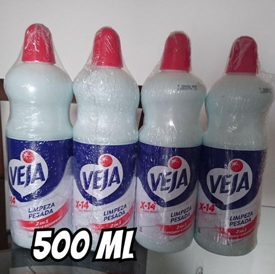 Veja Limpador X14 Limpeza Pesada 2em1 Cloro Ativo 500 ML