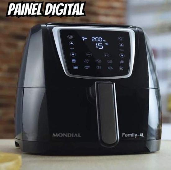 Mondial Air Fryer Family AFN-40-DI Cor Preto