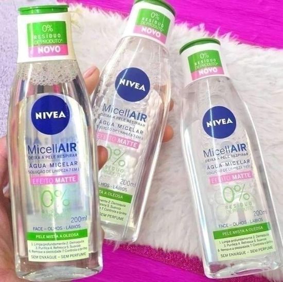 Nivea Água Micelar Solução De Limpeza Facial 7 Em 1 Efeito Matte 200ml - Fórmula Poderosa Com Efeito Matte Que Oferece 7 Benefícios: Limpa, Hidrata, Suaviza, Tonifica, Demaquila, Acalma E Refresca